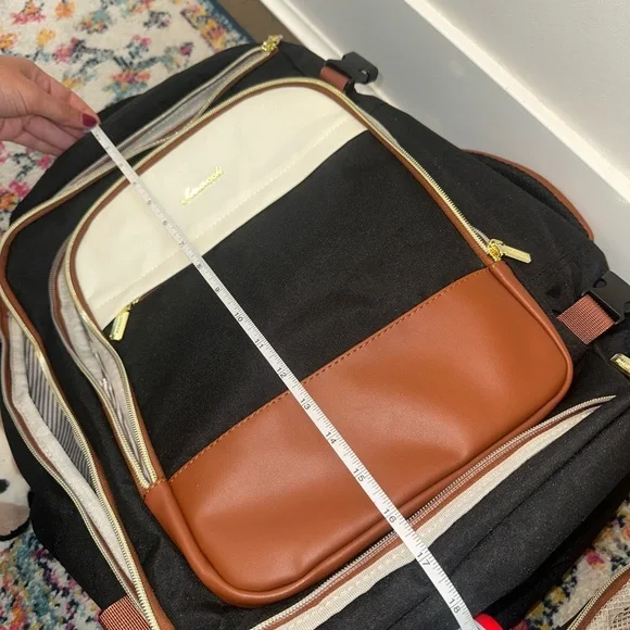 Lovevook Women's Black and Brown Backpack - Picture 9 of 11